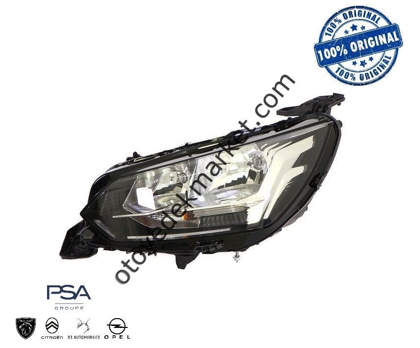 Peugeot 208 (2020-2023) Sol Ön Halojen Far (İthal)