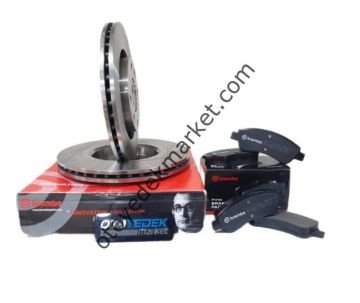 Citroen C-Elysee (2012-2022) Ön Fren Disk Ve Balata Takımı (Brembo)