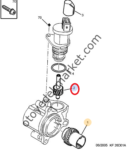 PEUGEOT 206 1,4 HDI KİLOMETRE DİŞLİSİ SİYAH  (ORJİNAL)