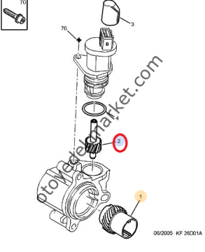 PEUGEOT 206 1,4 HDI KİLOMETRE DİŞLİSİ SİYAH  (ORJİNAL)