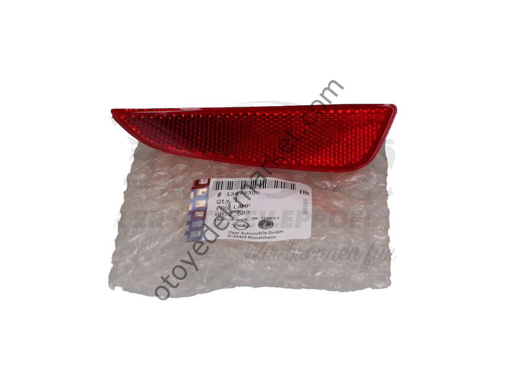 Opel Crossland (2020-2024) Arka Tampon Sol Reflektör (Orijinal)