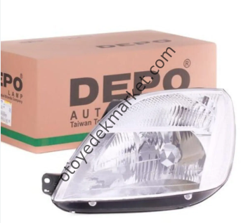 Ford Fiesta (2002-2007) Ön Far Komple Sol Motorlu (Depo)