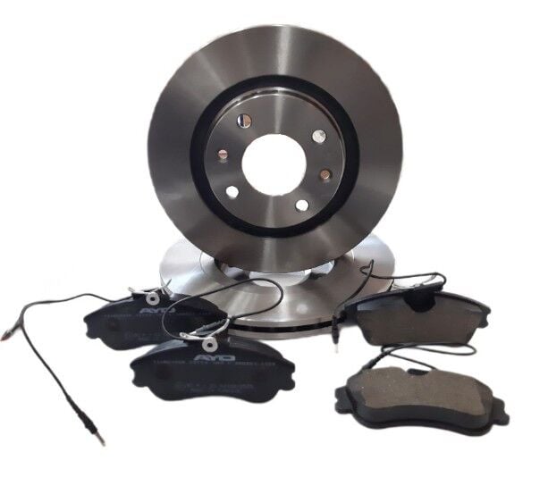 Peugeot Partner (1998-2008) Ön Fren Disk ve Balata Takımı (İthal)