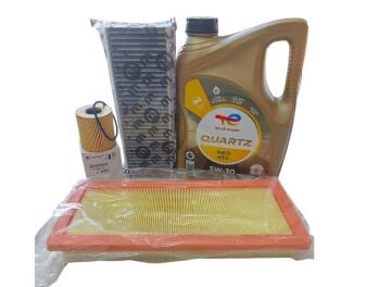 Peugeot 508 (2019-2025) 1.6 PureTech Benzinli Filtre Bakım Seti Ve 5w30 HTC Motor Yağ (Orijinal)