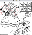 PEUGEOT PARTNER (2002-2008)  1,9 DİZEL EGR BORUSU (ORİJİNAL)