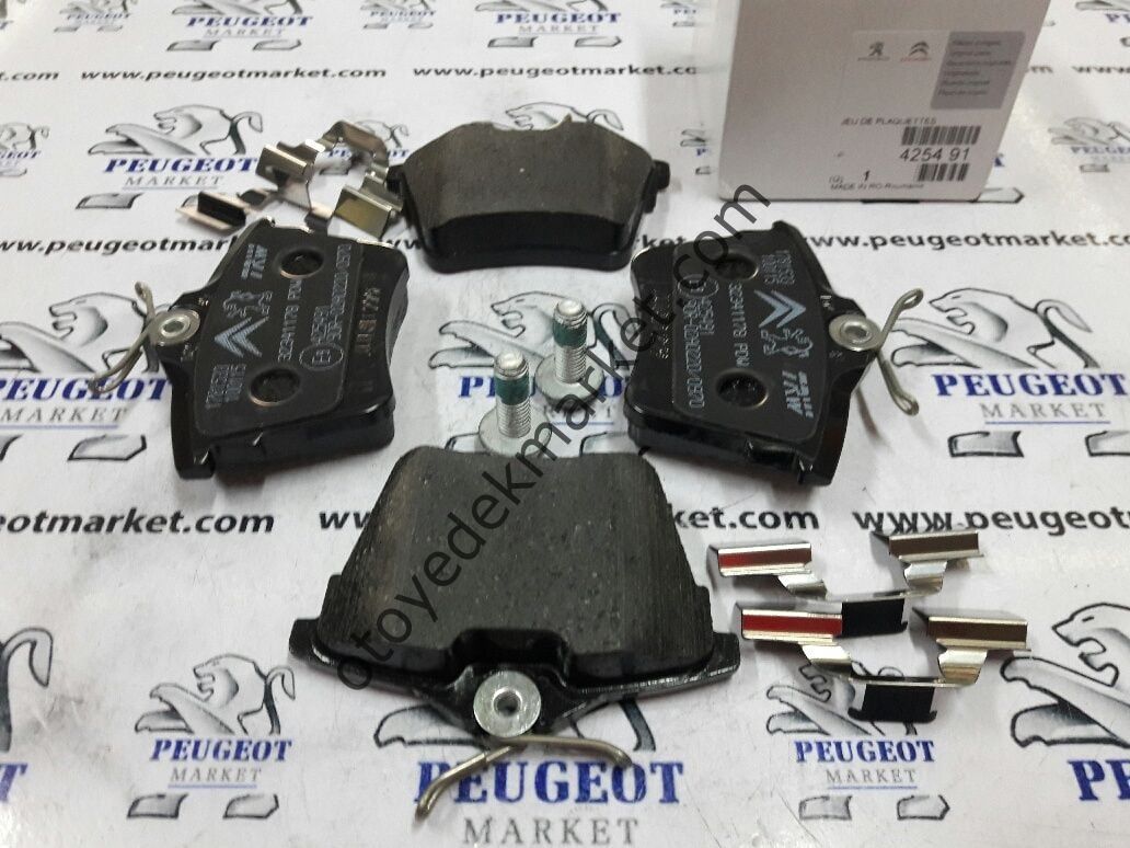 PEUGEOT 407 (2004-2011) ARKA FREN BALATA TAKIMI (ORJİNAL)