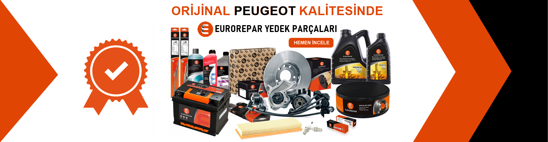 Orjinal Peugeot Eurorepar Yedek Parça